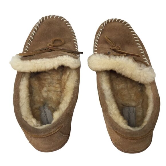 Vermont Country Store Slippers Moccasin Sheepskin Australian Sherling Lined 10 - Picture 5 of 10